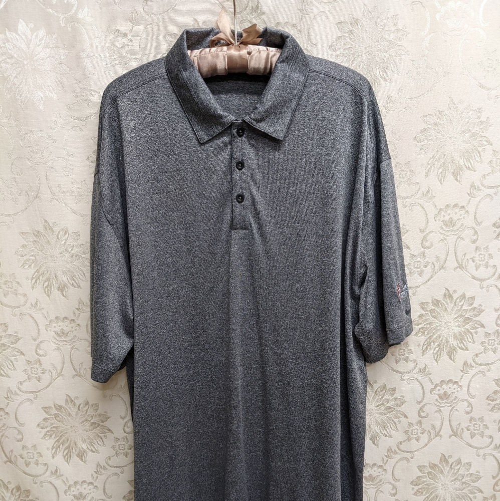 Nike Gray Golf DRI-FIT Polo Size XXL